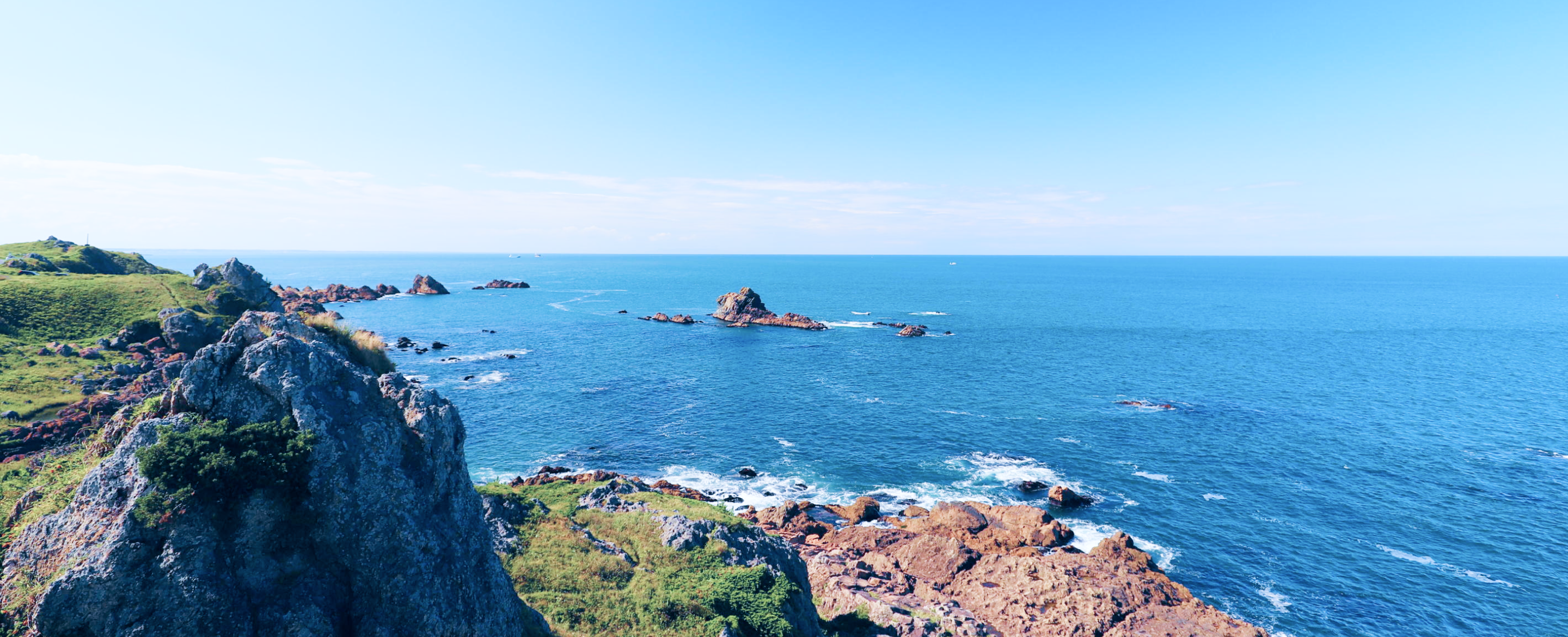 八戸の海岸の景色